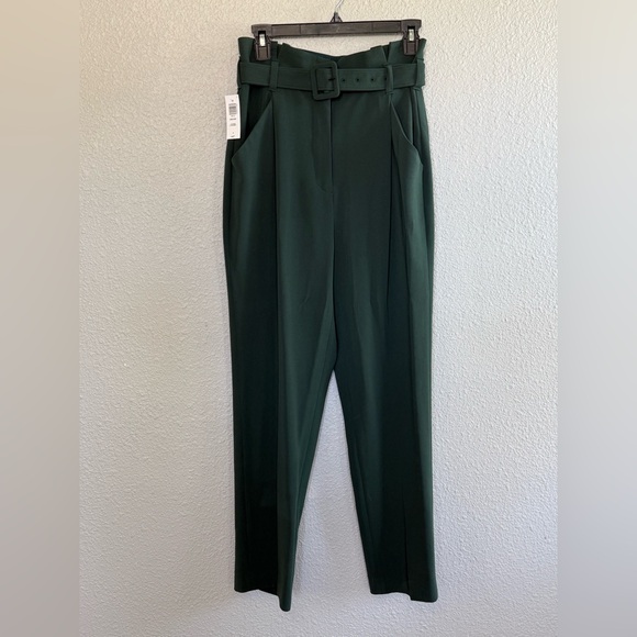NWT Babaton Encore Pant Scarab Size 8 Belted - Picture 4 of 8